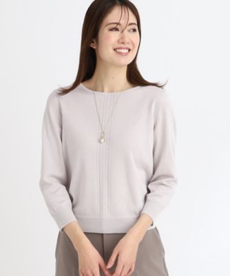 ＜Reflect (Women)＞【春ＳＡＬＥ／ＷＥＢ限定カラーあり／アンサンブル可】プルオーバーニット（２００２３７７５０９）