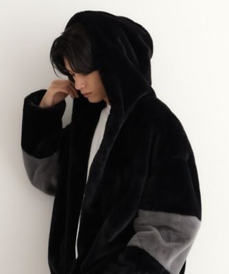 MACPHEE /マカフィー フェイクファージップアップブルゾン