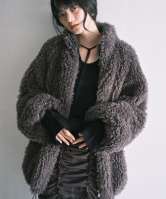 ジャケット・アウター epine  parisienne ribbon 2way fur coat épine parisienne ribbon 2way fur coat