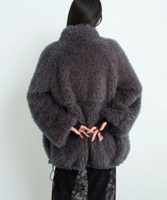 ジャケット・アウター  Faux Fur Coat CODE A｜w needle faux fur coat