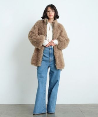 ジャケット・アウター  Faux Fur Coat CODE A｜w needle faux fur coat