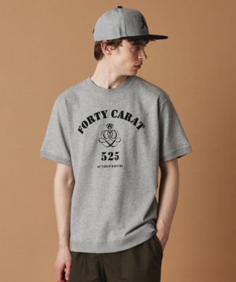 ＜TAKEO KIKUCHI (Men)＞ＦＯＲＴＹ　ＣＡＲＡＴ裏毛半袖Ｔシャツ（２００２３７８２８０）