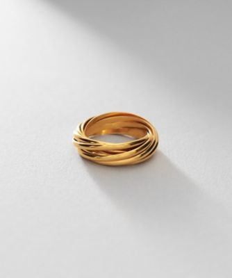 ＜COCOHNIK ONKITSCH (Women)＞シルバー　バンドリング　８レイヤーズ　ＧＰ（２００２３７９０９５）