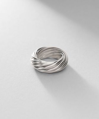 ＜COCOHNIK ONKITSCH (Women)＞シルバー　バンドリング　１６レイヤーズ（２００２３７９０９９）