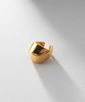 ＜COCOHNIK ONKITSCH (Women)＞シルバー　フォールディング　イヤーカフ　ＧＰ（２００２３７９１００）