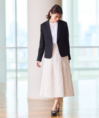 【R‐QUALITY／接触冷感／洗える】スタンドネックシャツブラウス R‐QUALITY／接触冷感／洗える】スタンドネックシャツブラウス