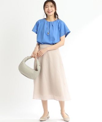 夏SALE／UVカット／接触冷感／手洗い可】フレアースリーブ