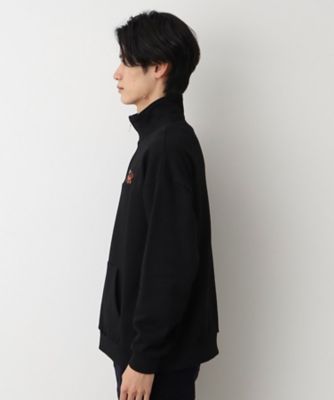 【洗える】トラ柄刺繍ハーフジップスウェット（２００２３７９３０９）
