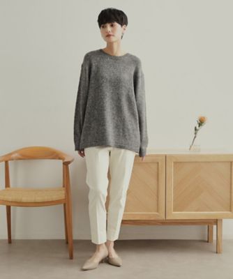 S－LLsize》裏起毛ハイストレッチスティックパンツ【吸湿発熱