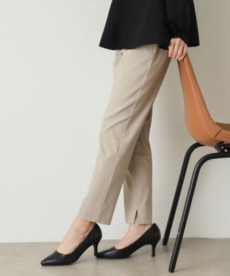 【SALE】OPAQUE.CLIP (Women)/オペークドットクリップ 《S-LLsize》裏起毛ハイストレッチスティックパンツ【吸湿発熱/洗濯機洗い可】(2002379412) ベージュ052 パンツ・ズボン【三越伊勢丹/公式】