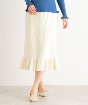 美品 ローラアシュレイ カシミヤ混 3ピース スカート