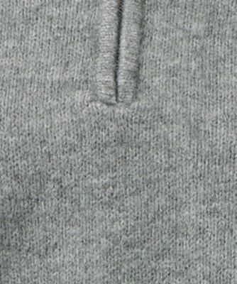 【洗える】ハーフジップニット（２００２３８０４９１）