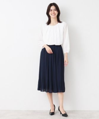 入卒／セレモニー／洗える】ジョーゼットブラウス