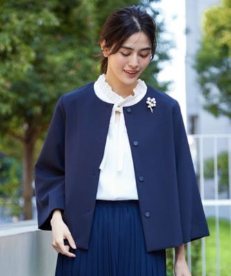 René ルネ ノーカラージャケット 34 楽天市場】ルネ ノーカラー ジャケットの通販