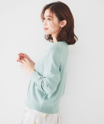【アンサンブル可能／６色展開】スパンレーヨン　カーディガンニット（２００２３８２４９０）