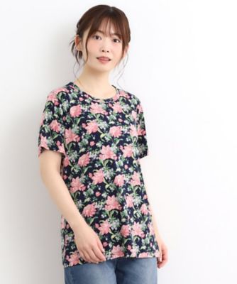 ＜LAURA ASHLEY＞【洗える／ジャージ素材／同柄アイテムあり】シャーボーン柄プルオーバー（２００２３８３７５３）