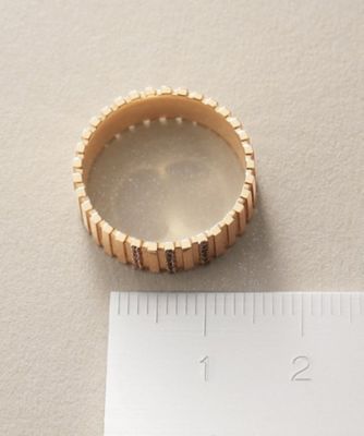 K10ダイヤモンド グルーブ リング（2002384200