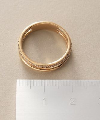 ダイヤリング　ハンナK18 (３号) ダイヤリング ハンナK18 (3号) リング・指輪