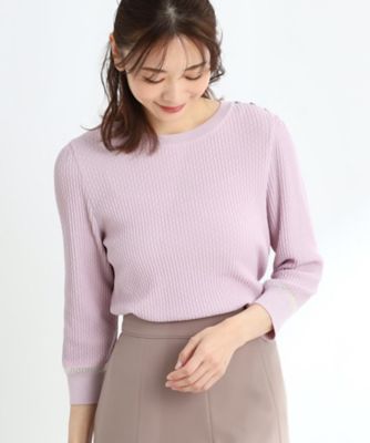 【春ＳＡＬＥ】ボタンディティールニット（２００２３８４９３６）