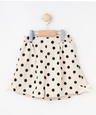 ＜SHOO･LA･RUE (Baby&Kids)＞【１００－１４０ｃｍ／プチセレ／セットアップ可】フロッキードットショートパンツ（２００２３８４９６５）