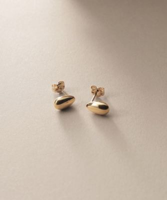 Ｋ１０中空ぺアシェイプ　スタッドピアス（２００２３８５０３４）