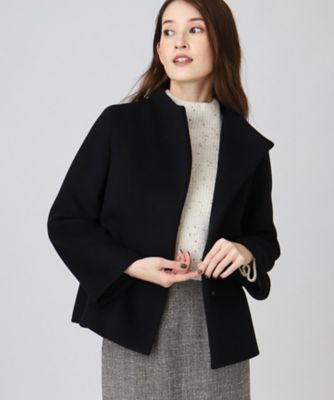 日本製／ショートコート】スカートにもパンツにも◎軽くて暖かい