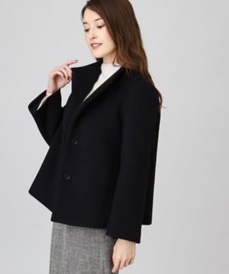 日本製／ショートコート】スカートにもパンツにも◎軽くて暖かい