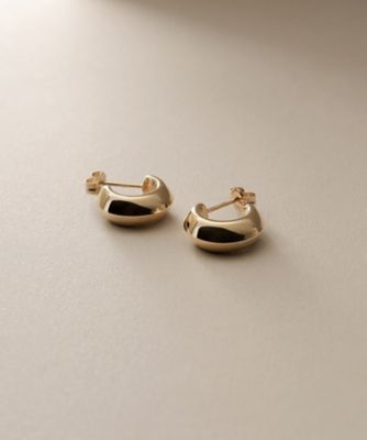 Ｋ１０中空しのぎ　フープピアス（２００２３８５０５３）
