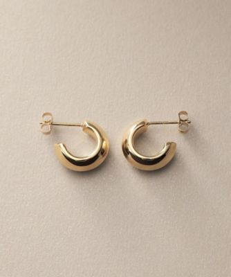 Ｋ１０中空しのぎ　フープピアス（２００２３８５０５３）