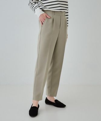 【ＳＳ－３Ｌ／洗える／通勤・セレモニーにも】しなやかな身のこなしが叶う　ストレッチテーパードパンツ（２００２３８５９２９）