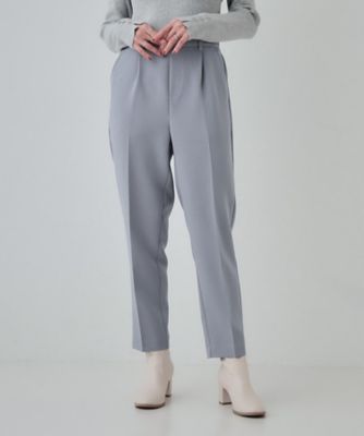 【ＳＳ－３Ｌ／洗える／通勤・セレモニーにも】しなやかな身のこなしが叶う　ストレッチテーパードパンツ（２００２３８５９２９）
