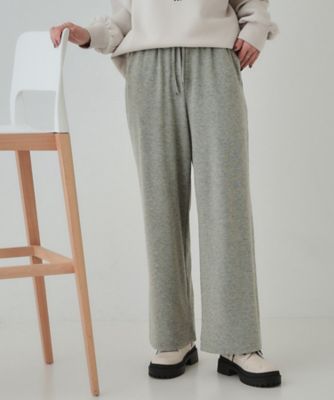 やわらかい風合いが魅力 裏起毛イージーパンツ【SHOO