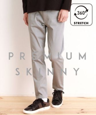 ＜THE SHOP TK (Men)＞３６０°ストレッチ　プレミアムスキニーパンツ【全５サイズ×６色展開】（２００２３８６３５７）