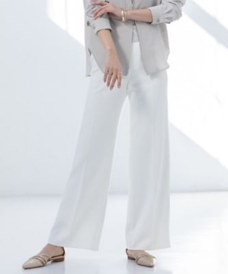 ＜INDIVI S (Women/小さいサイズ)＞春ＳＡＬＥ！【復活！褒められパンツ】ストレッチ　ワイドパンツ（２００２３８６６７０）