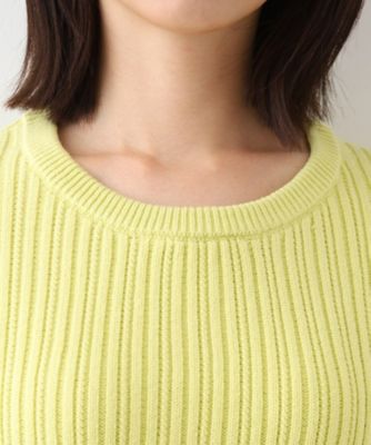 春ＳＡＬＥ！【コットン混／洗える】ミニケーブル柄ニット（２００２３８６６９６）