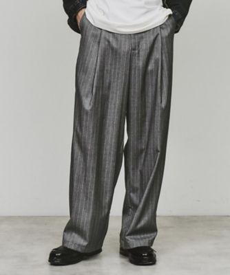 ＜tk. TAKEO KIKUCHI (Men)＞バレルシルエットスラックス（２００２３８７１２１）