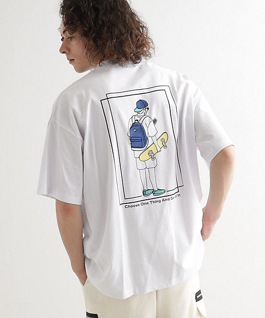 バックスケート刺繍T-Shirt(2002387195 バックスケート刺繍T-Shirt(2002387195