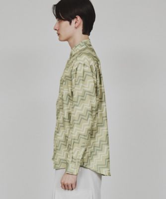 幾何学柄シャツ（２００２３８７２０６）