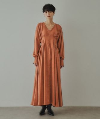 大草直子さんコラボ】ウエストタックワンピース