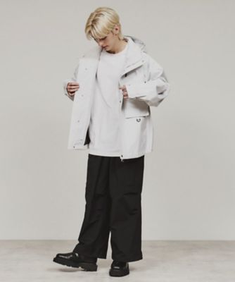 ポリエステルタフタワイドカーゴパンツ（２００２３８７８２３）
