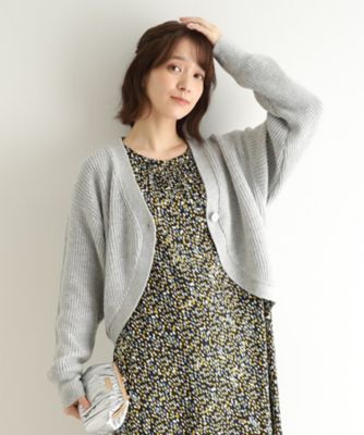Tan ラスターボレロ シルバー ボレロカーディガン（2002389022） | LAURA ASHLEY