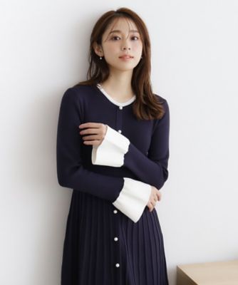 希少❣️超美品　Atelier GG 素敵すぎるワンピース　サイズ23 セール】 【VERYコラボ 】トリアセダブルジョーゼット