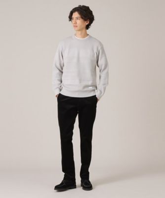 Made in JAPAN】編地切替 プルオーバーニット
