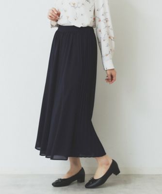 サイドプリーツフレアパンツ【洗濯機洗い可】（2002389646