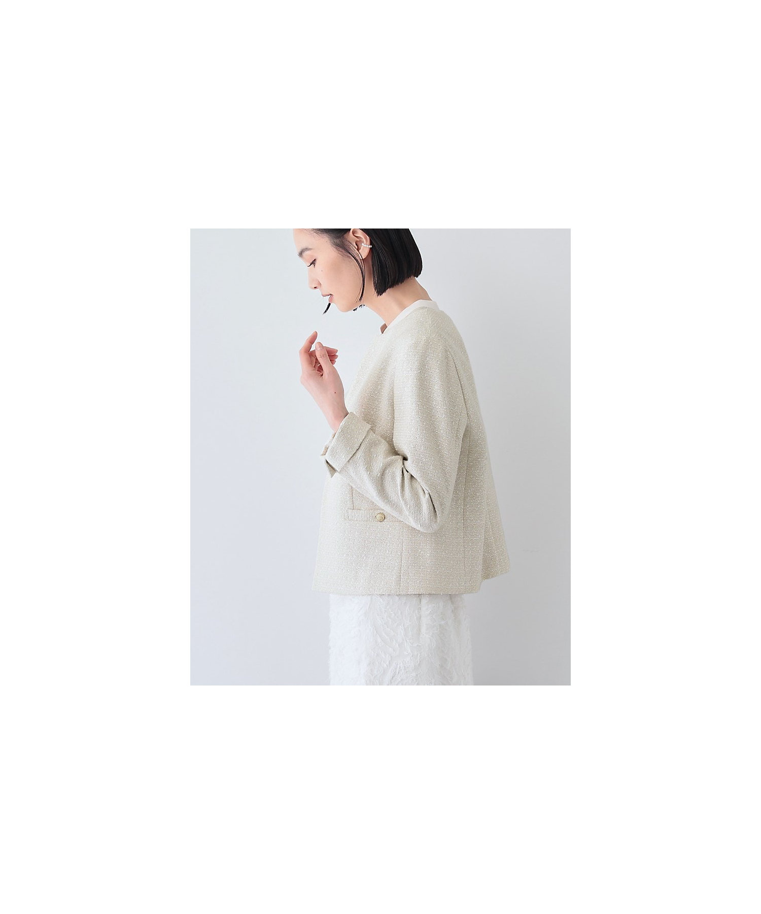 春SALE!【華やか】ファンシーツイードジャケット 春SALE!【華やか】ファンシーツイードジャケット