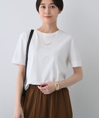 ＜INDIVI S (Women/小さいサイズ)＞【洗える】シンプルきれいめ無地Ｔシャツ（２００２３９７３４９）