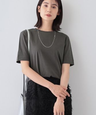 【洗える】シンプルきれいめ無地Ｔシャツ（２００２３９７３４９）