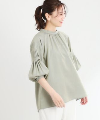 【夏ＳＡＬＥ／接触冷感／洗える】オフボディシャツブラウス（２００２３９７３６１）