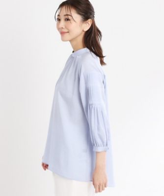 【夏ＳＡＬＥ／接触冷感／洗える】オフボディシャツブラウス（２００２３９７３６１）