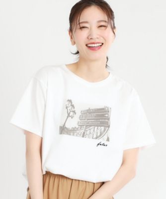 Reflect (Women)/リフレクト 【UVカット/接触冷感/マシンウォッシュ可】フォトプリントTシャツ(2002397366)